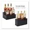 Mind Reader Foundation Collection 9-Compartment Nested Syrup Countertop Bottle Organizer, Black SYRUPH9-BLK - alternate 2